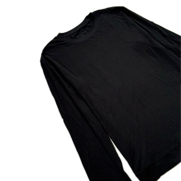 Ultra-fine Organic Cotton Long Sleeve – Black