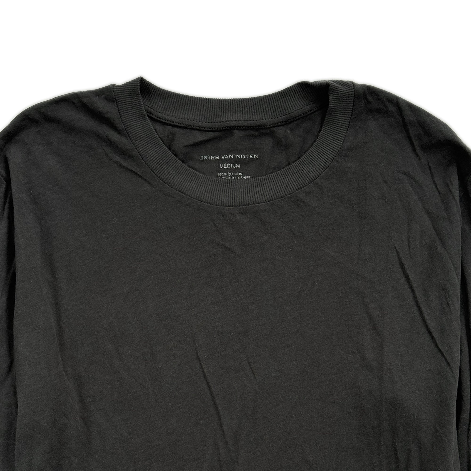 Ultra-fine Organic Cotton Long Sleeve – Black