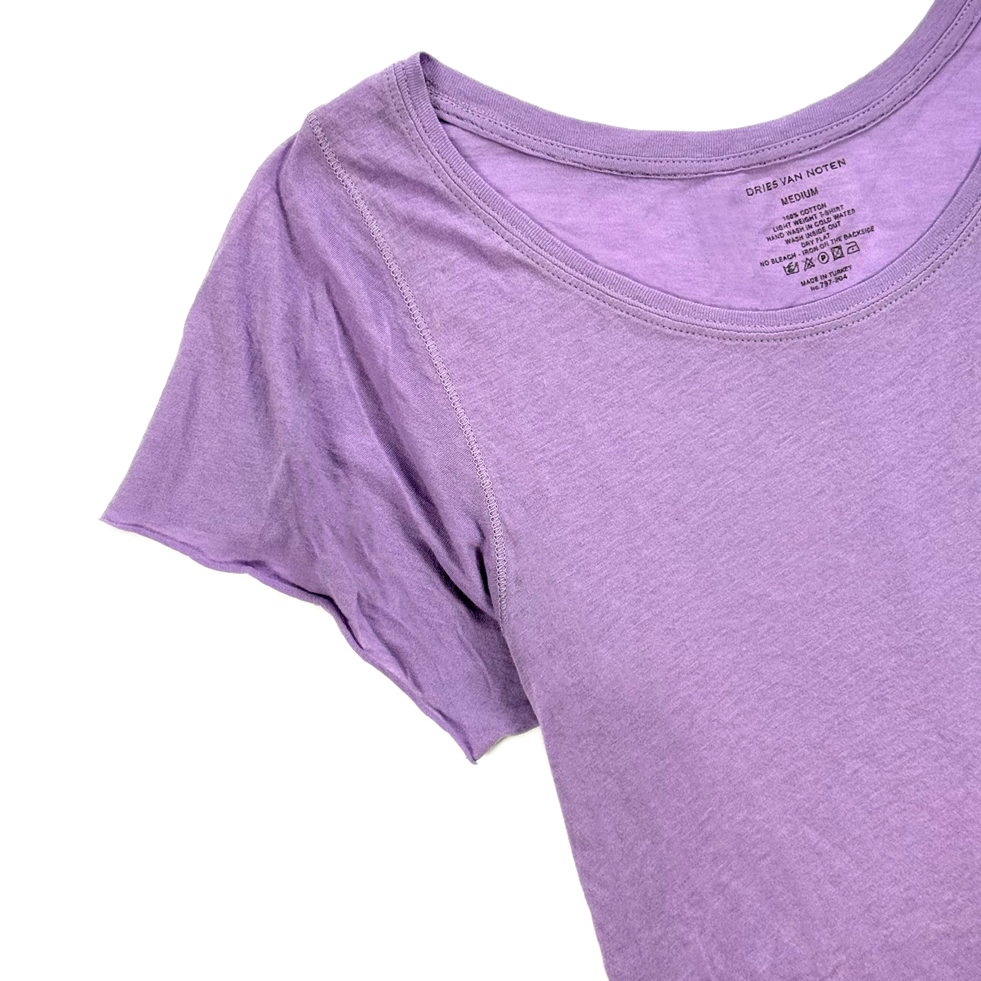Ultra-fine organic T-shirt – Lilac
