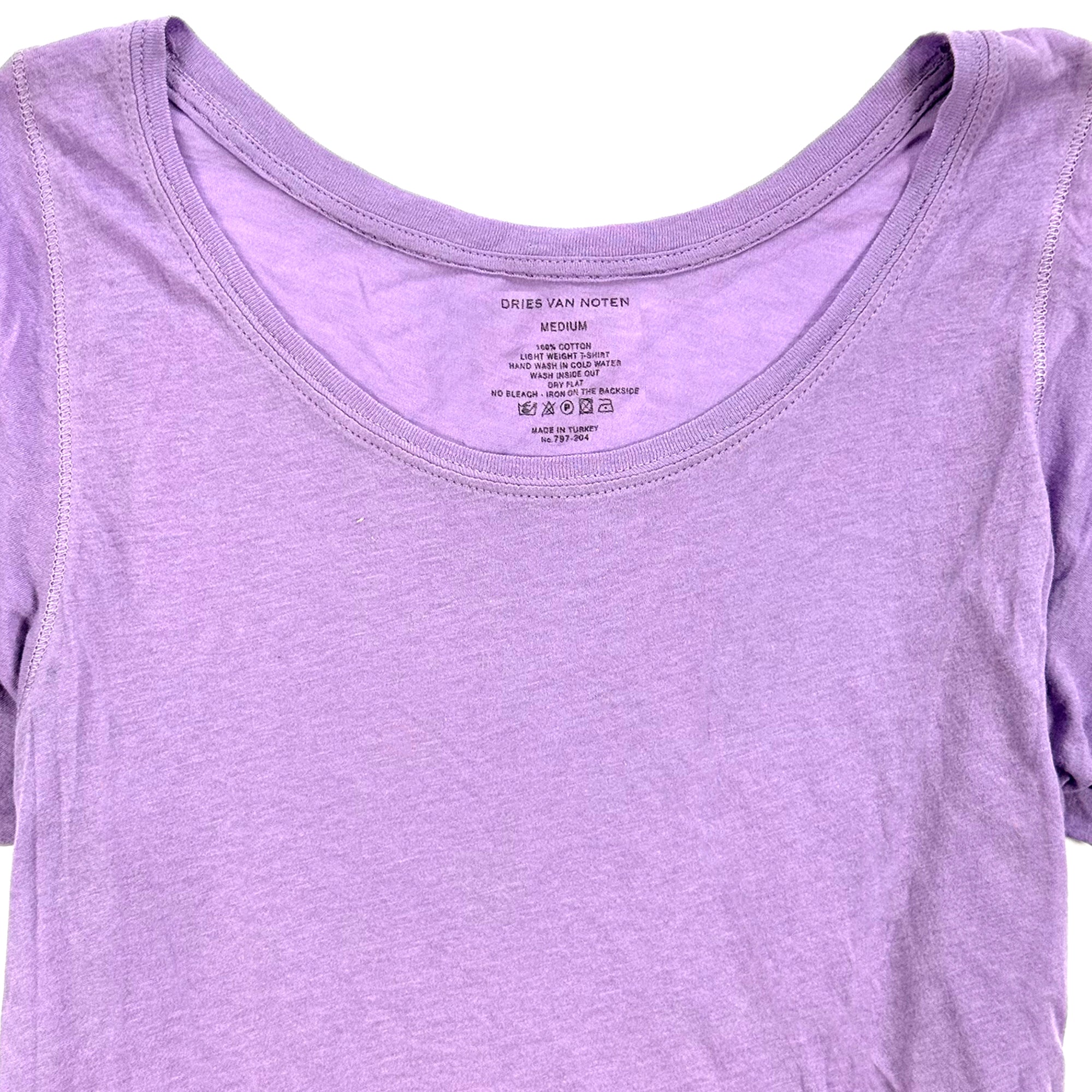 Ultra-fine organic T-shirt – Lilac