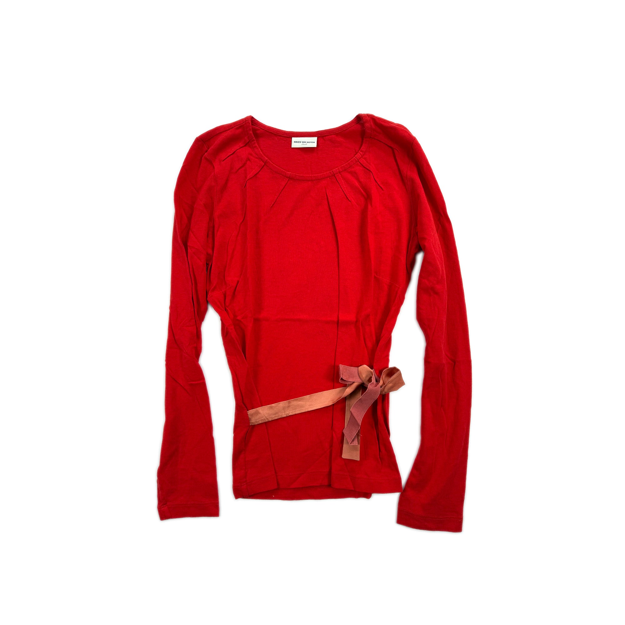 Ribbon Tie top – Red