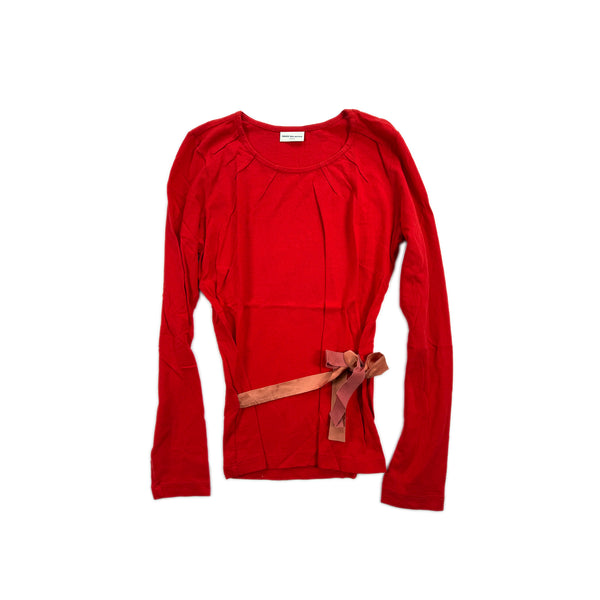 Ribbon Tie top – Red