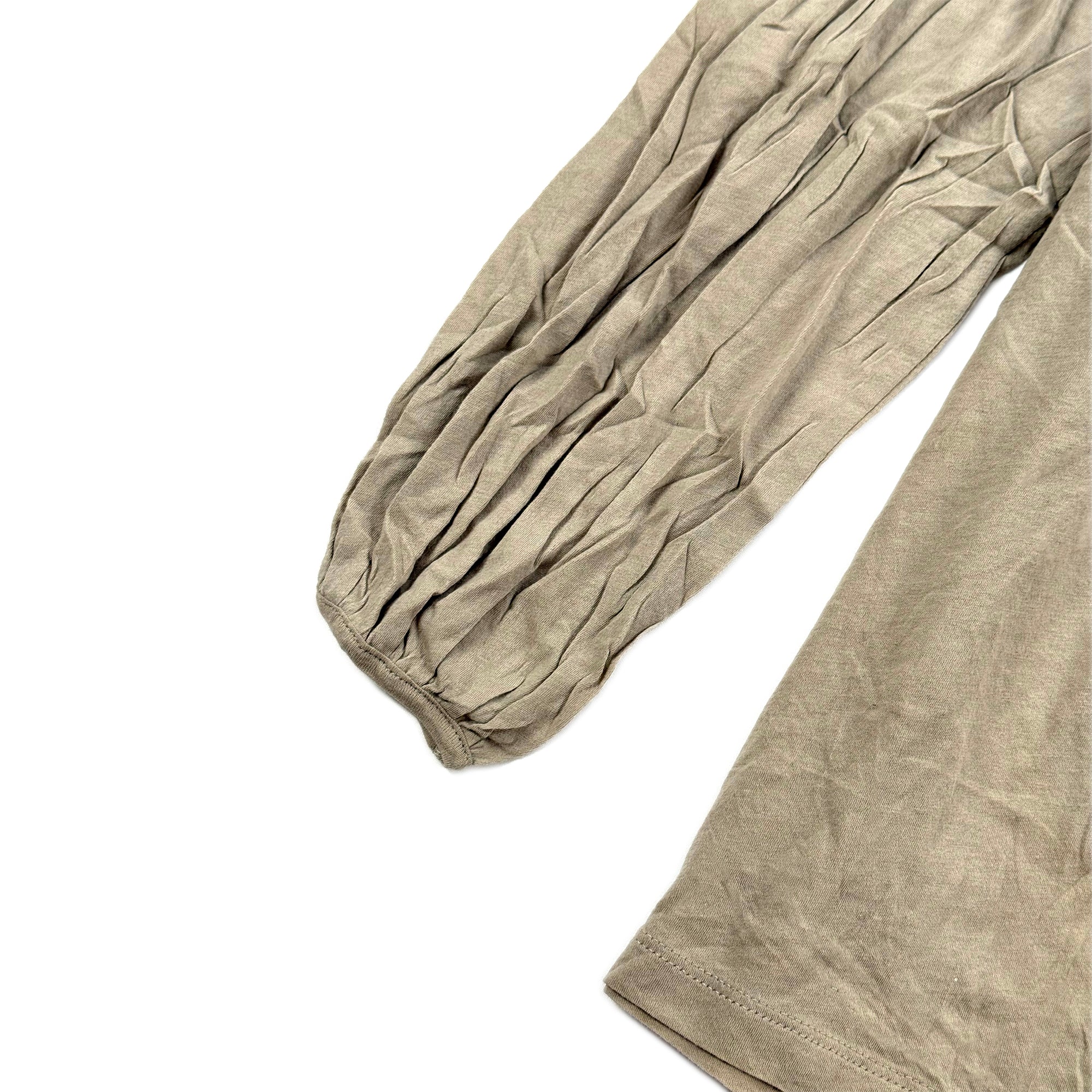 Boxy Gathered Neck-Tie Top