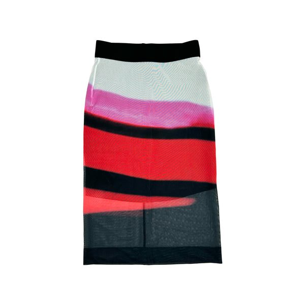 Mesh Printed Skirt