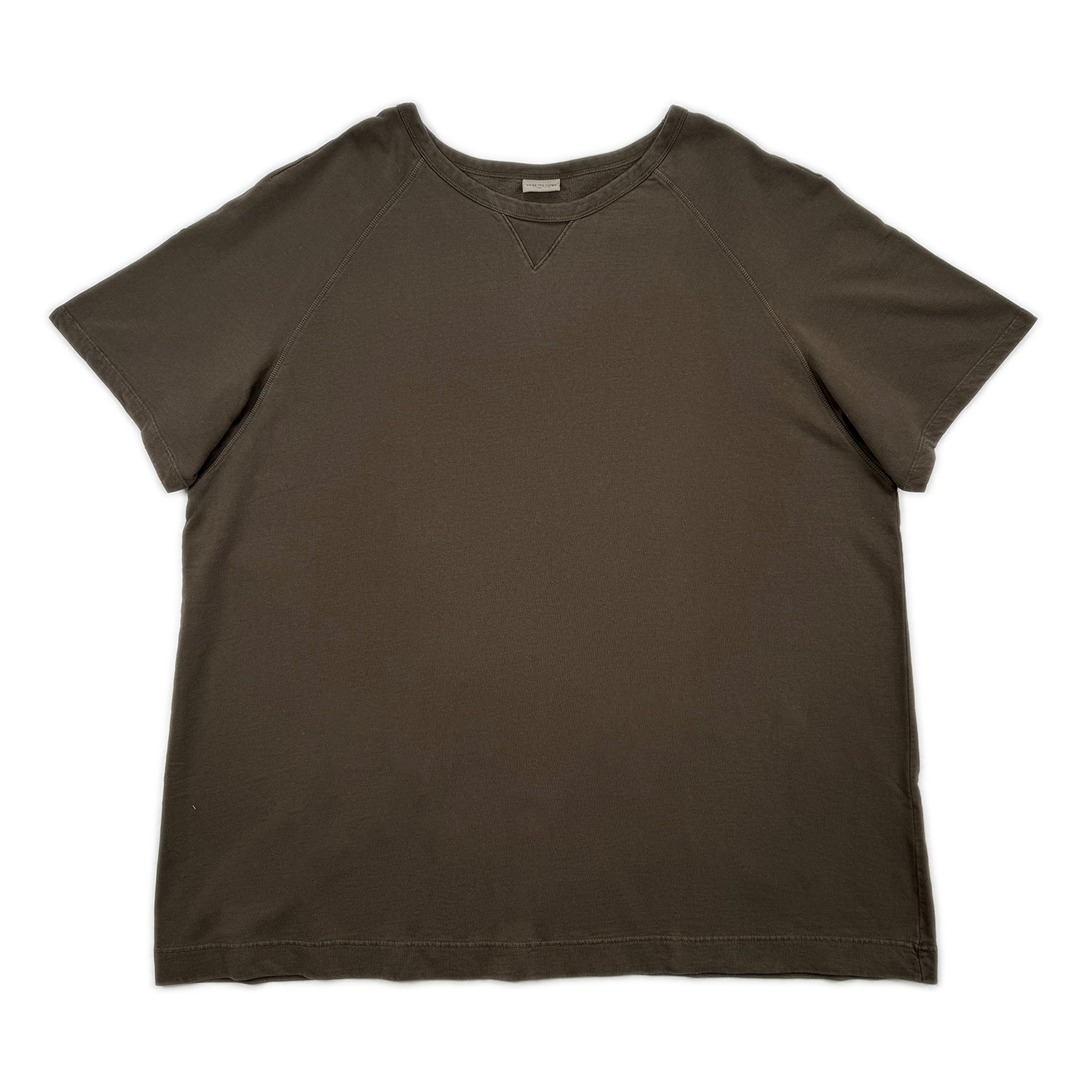 Oversized Fleece T-shirt Dress – Brown