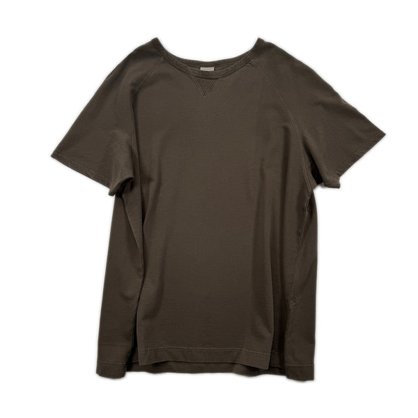 Oversized Fleece T-shirt Dress – Brown