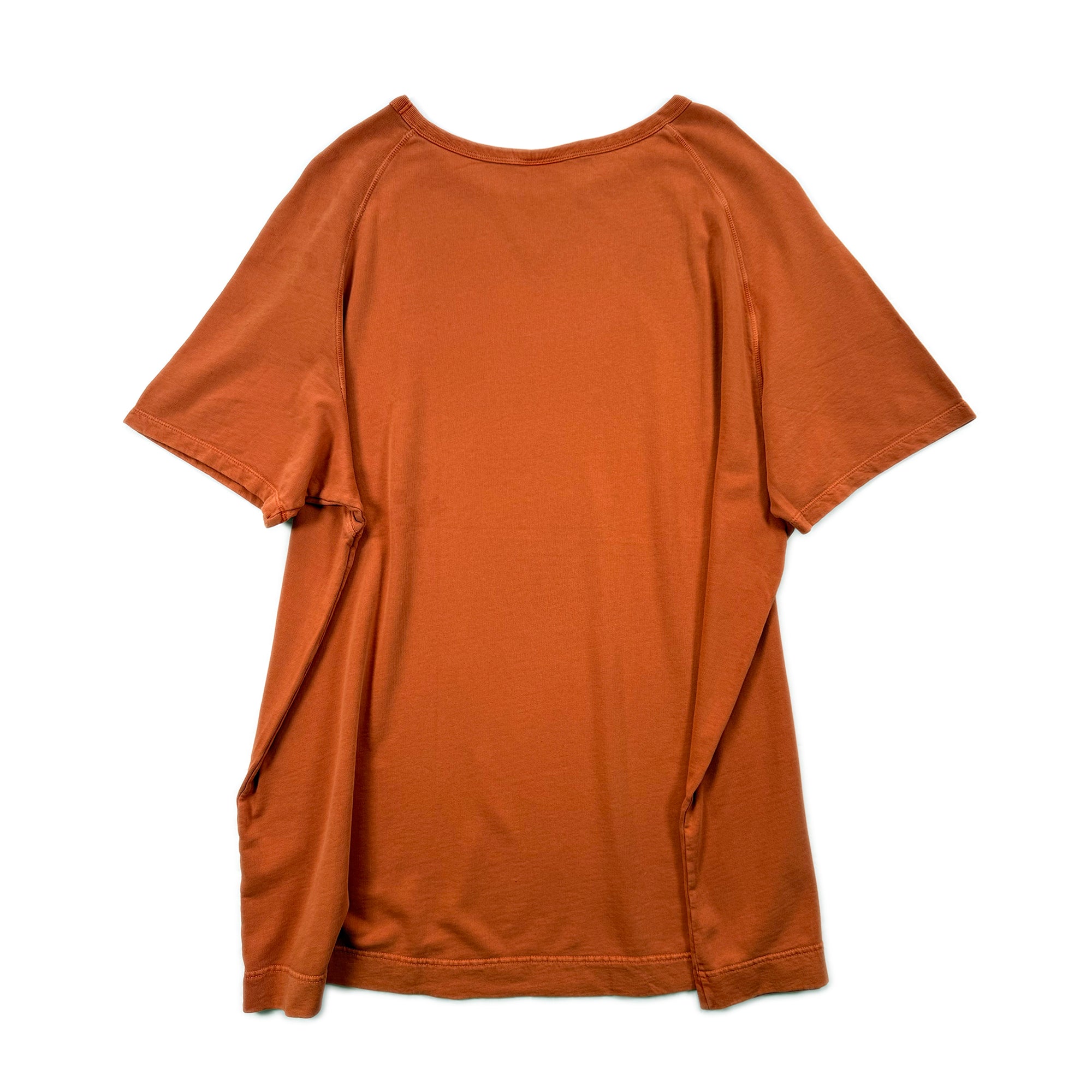 Oversized Fleece T-shirt Dress – Burnt Orange