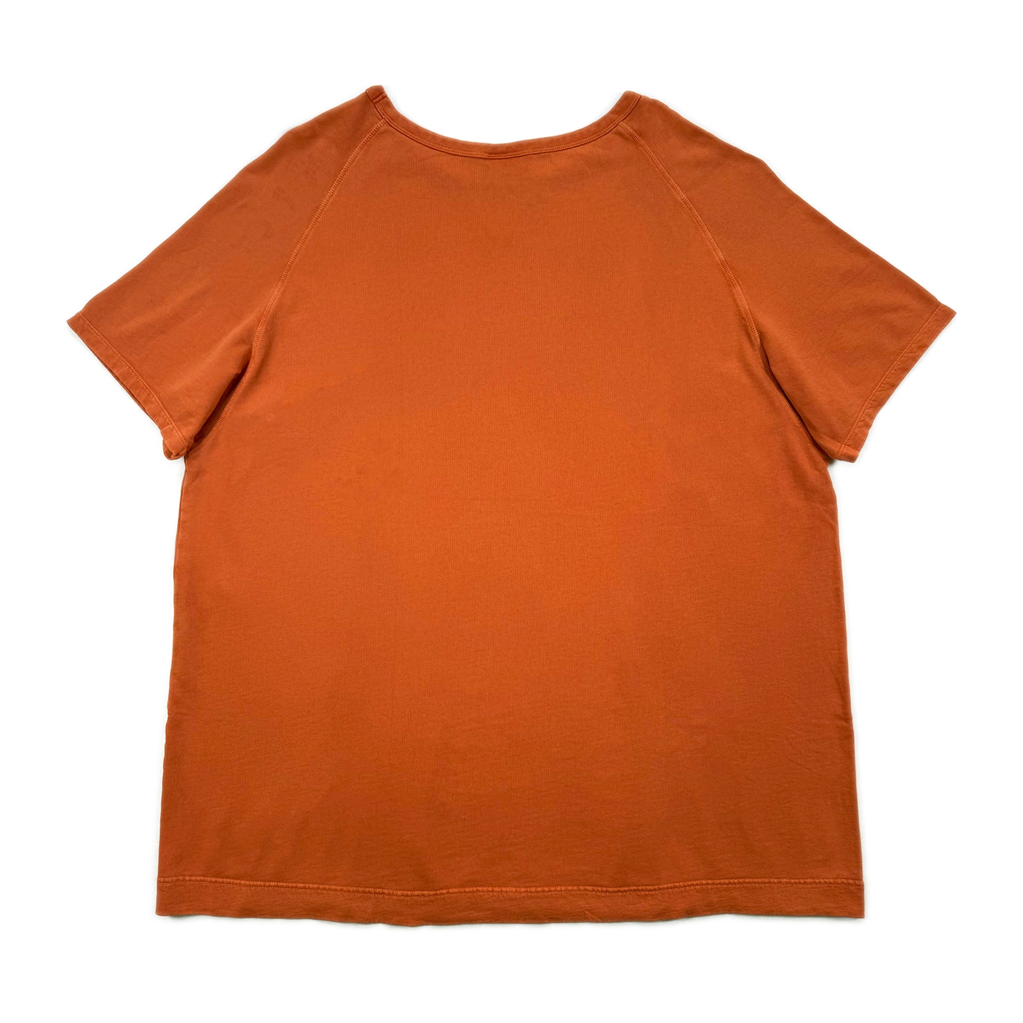 Oversized Fleece T-shirt Dress – Burnt Orange