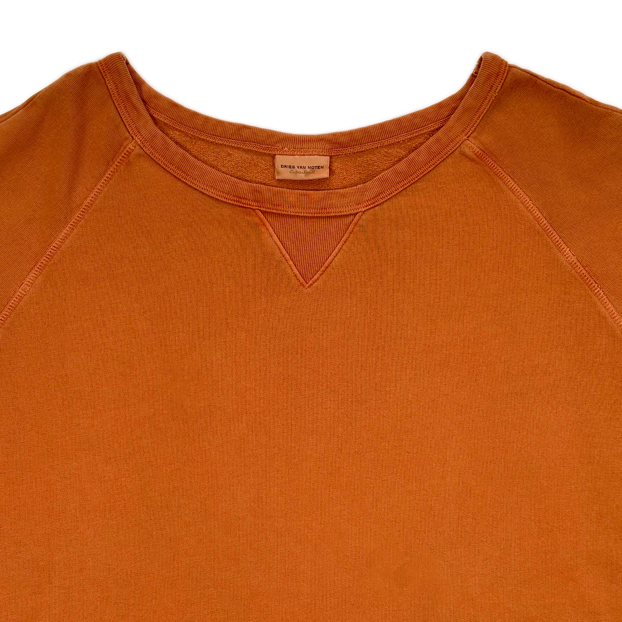 Oversized Fleece T-shirt Dress – Burnt Orange