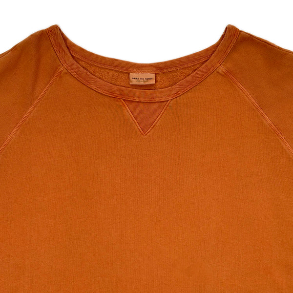 Oversized Fleece T-shirt Dress – Burnt Orange