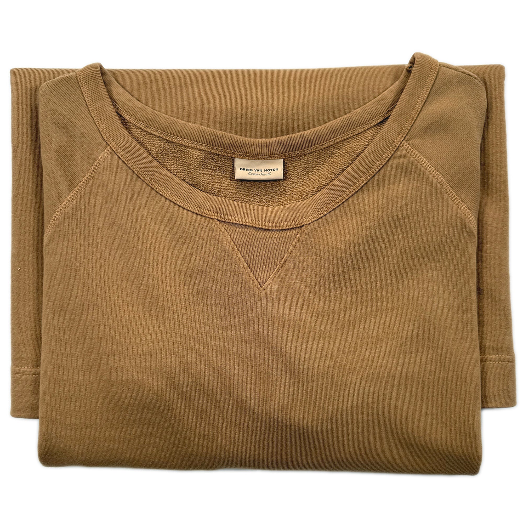 Oversized Fleece T-shirt Dress – Camel