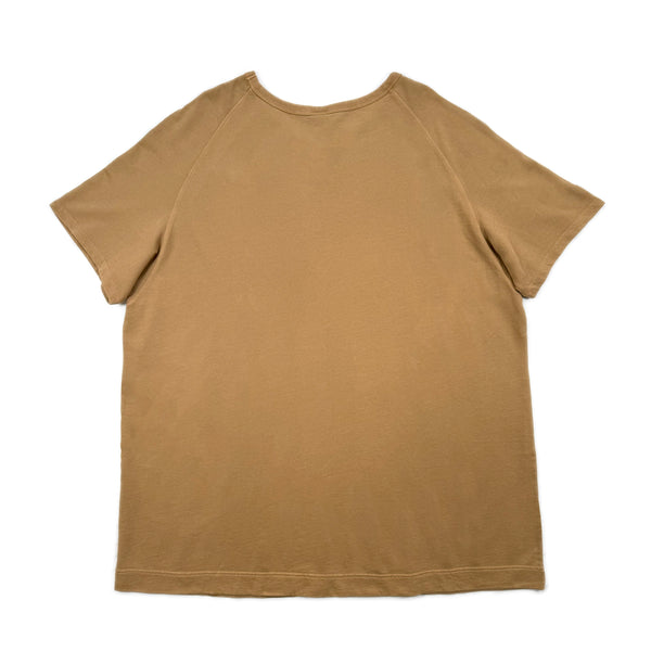 Oversized Fleece T-shirt Dress – Camel