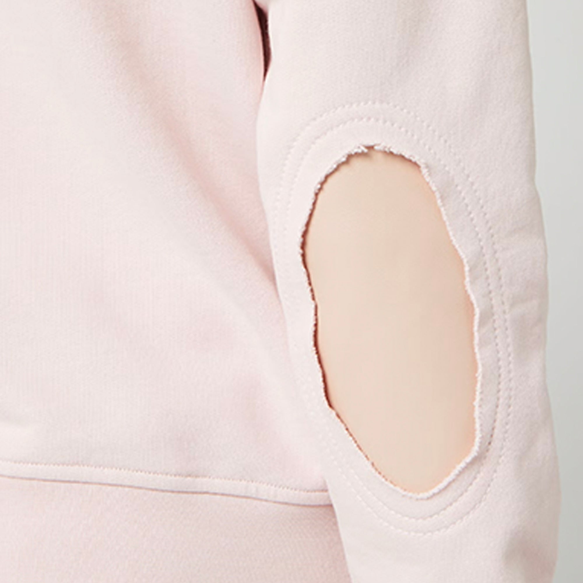 Elbow Patch Sweatshirt - Peony Pink