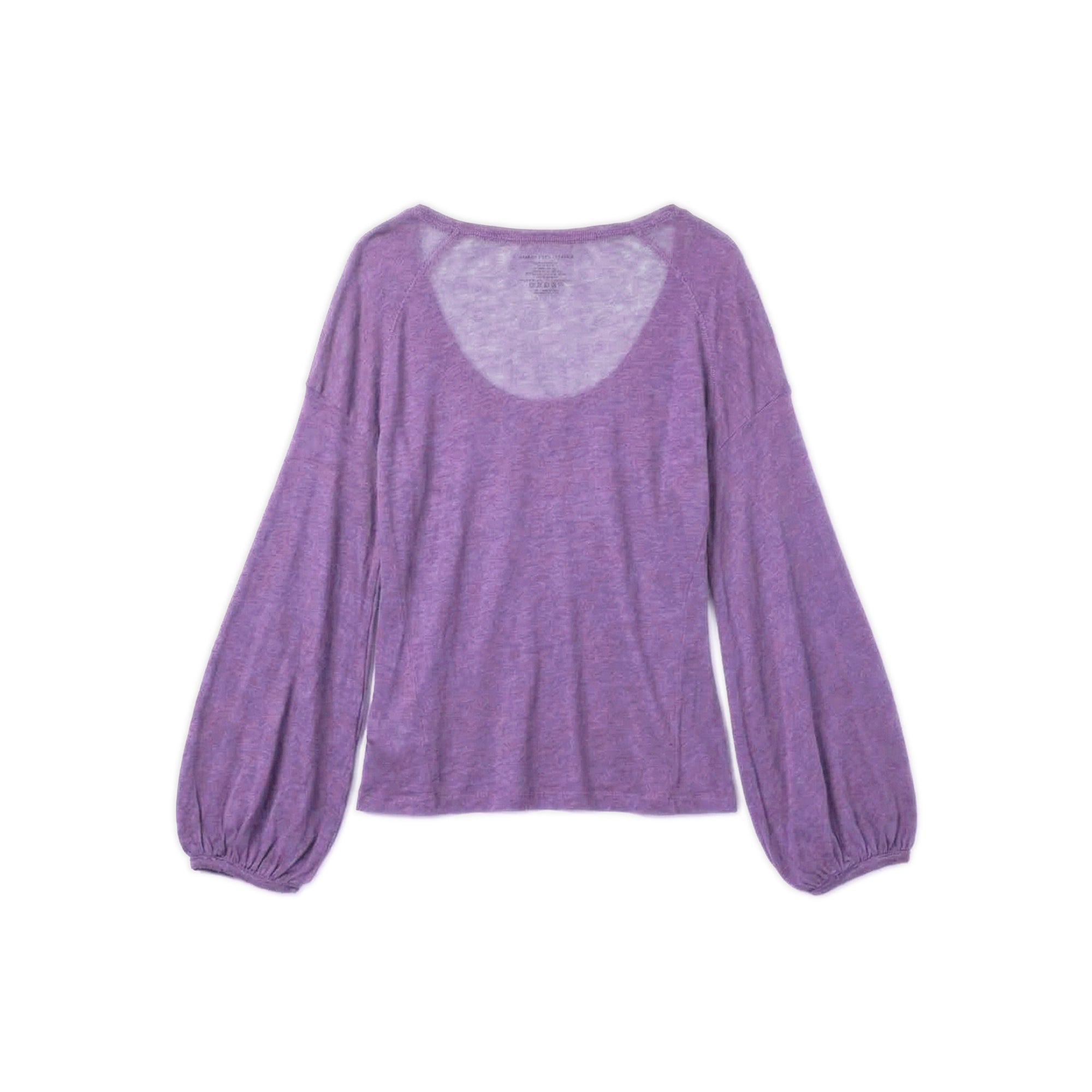 Ultra-fine Bell Sleeve Top – Purple