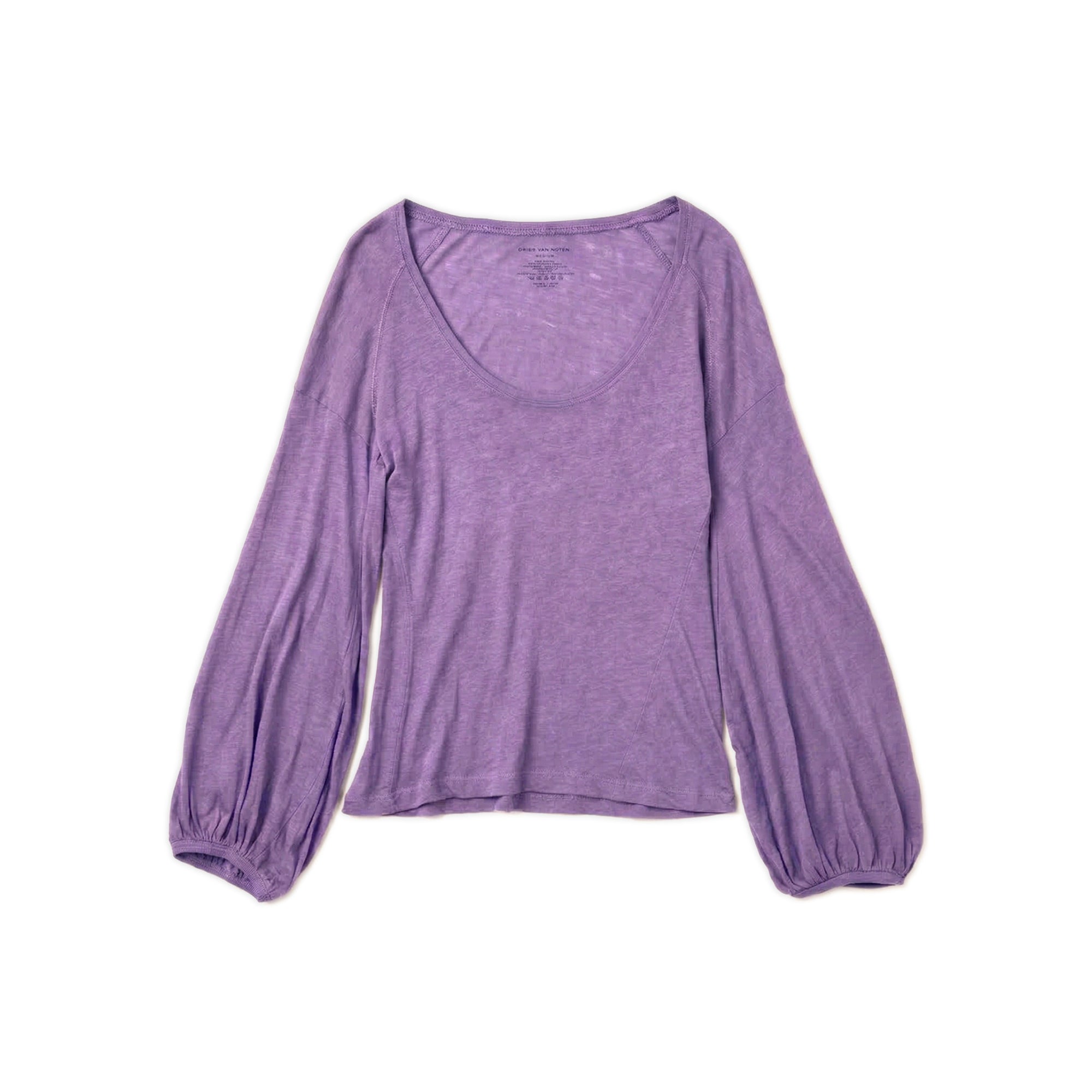 Ultra-fine Bell Sleeve Top – Purple