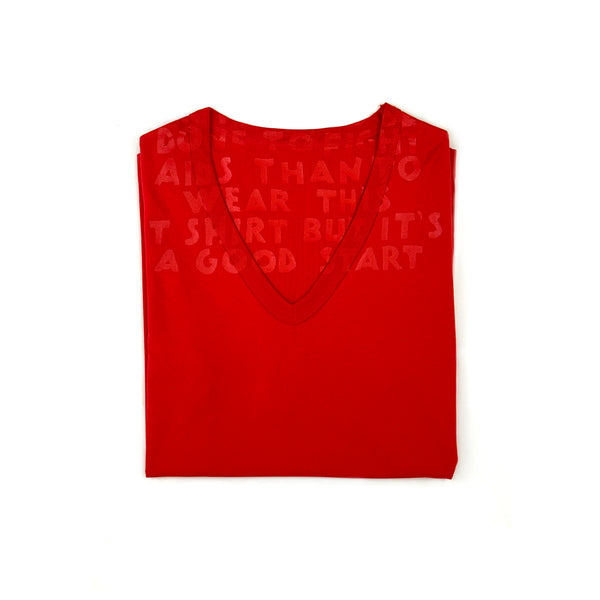 Aids Charity T-shirt – Red