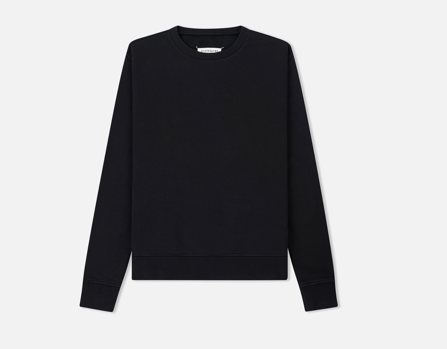Elbow Patch Sweatshirt - Black