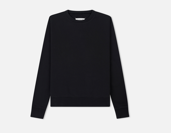 Elbow Patch Sweatshirt - Black