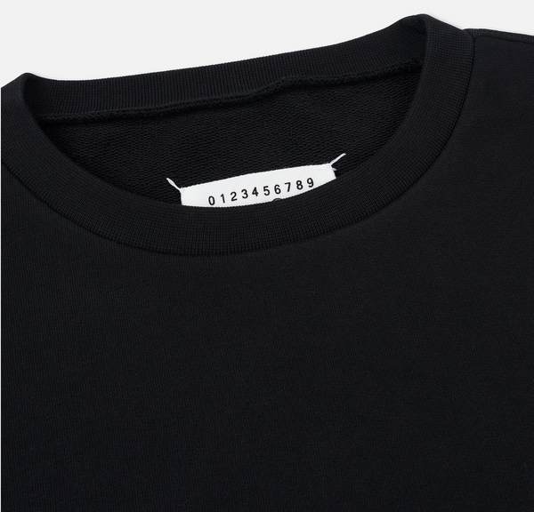Elbow Patch Sweatshirt - Black