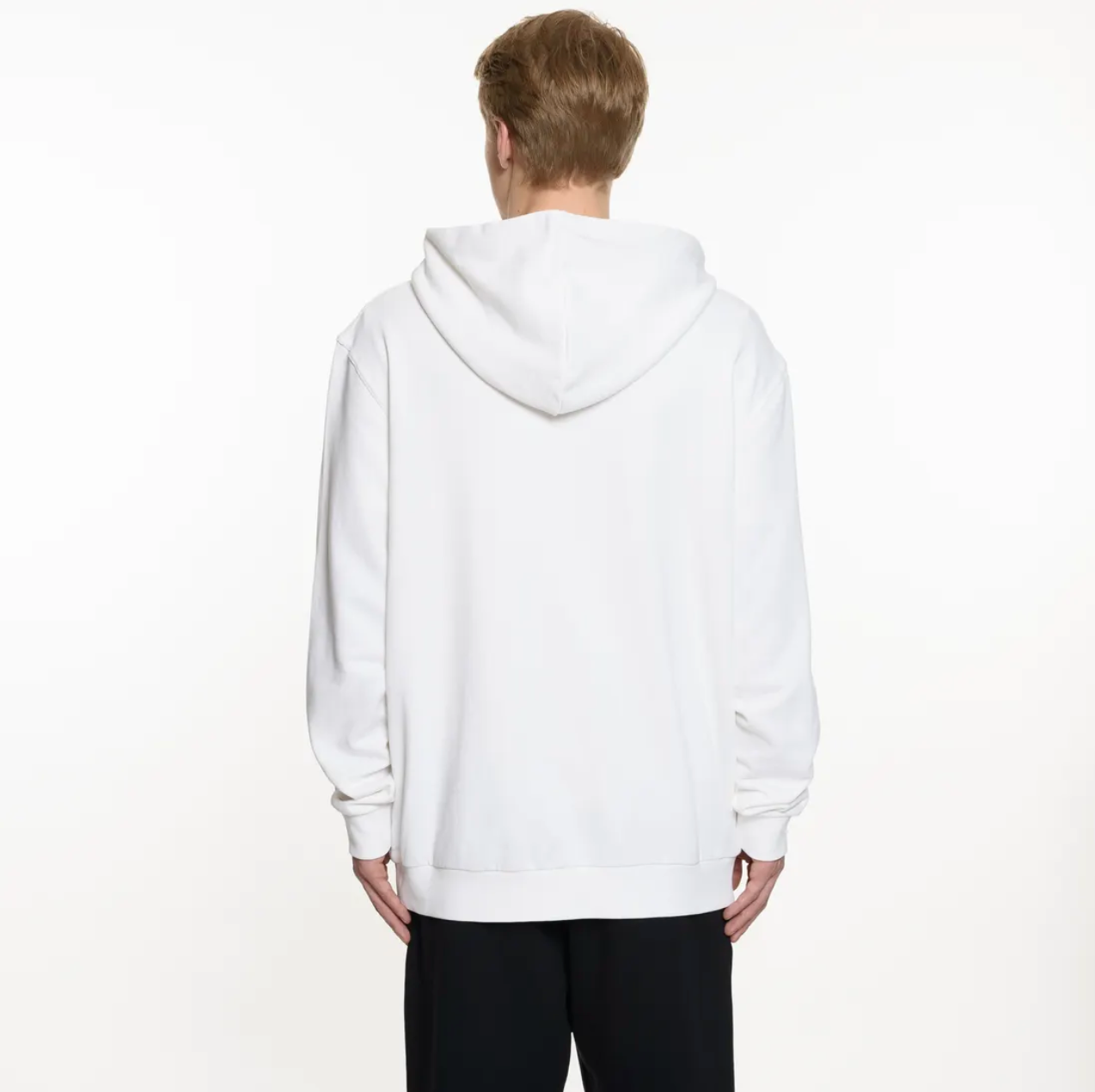 Triple Zip Hoodie - White