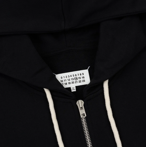 Triple Zip Hoodie - Black