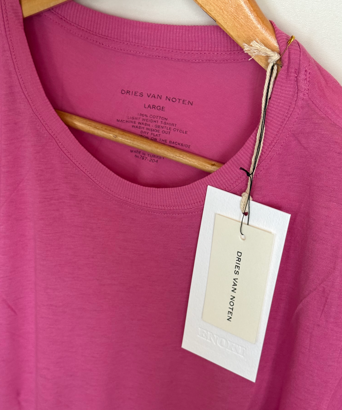 Ultra-Fine Crew Neck T-shirt - Pink