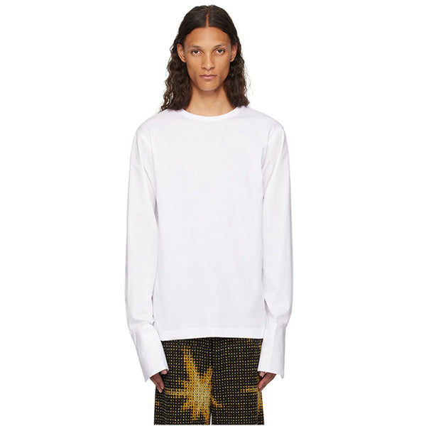 Hybrid Long Sleeve Top – White