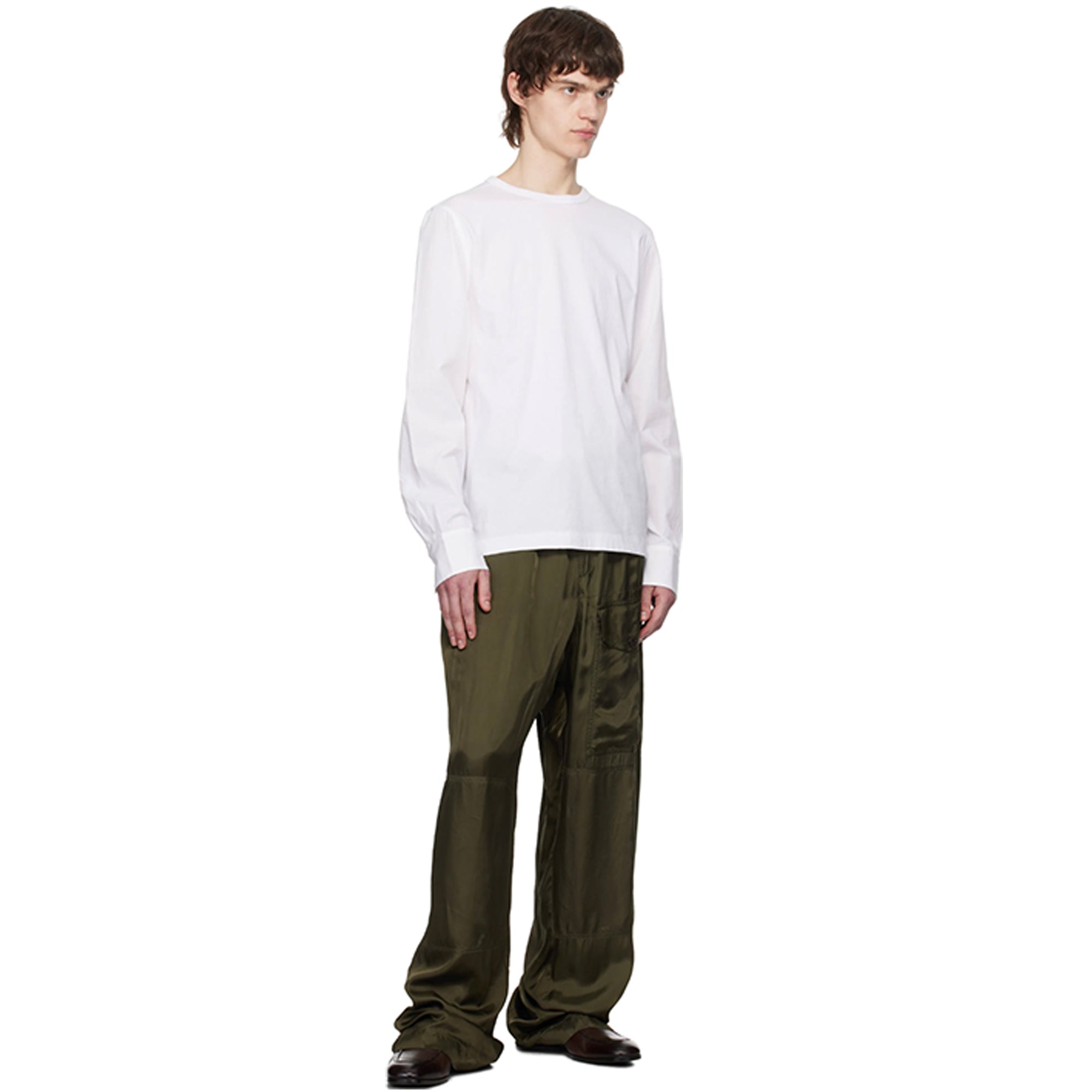 Hybrid Long Sleeve Top – White