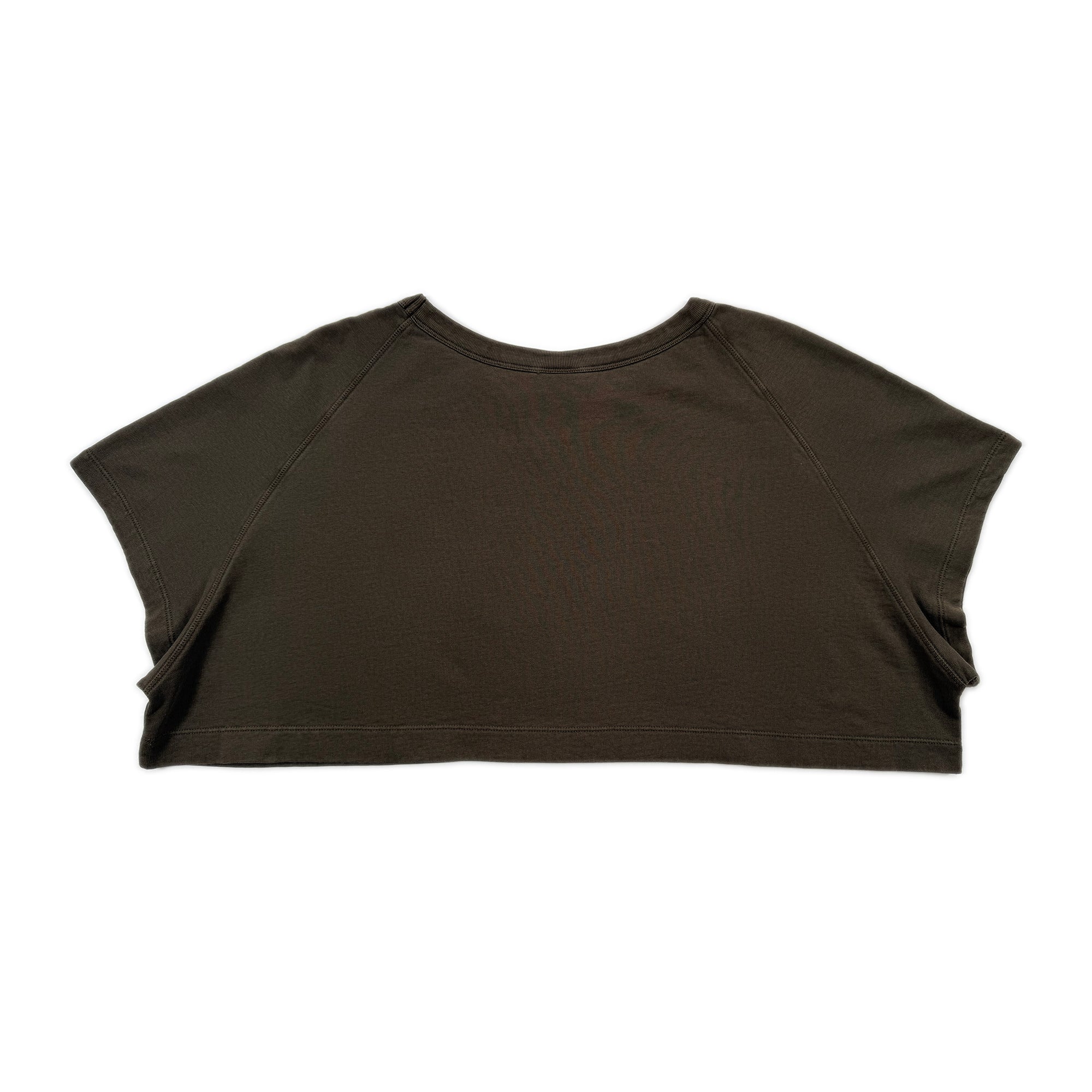 Cropped Sweatshirt – Brown