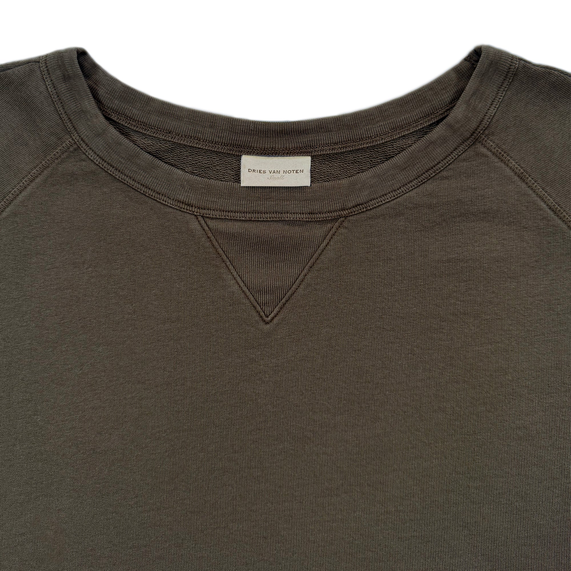 Cropped Sweatshirt – Brown
