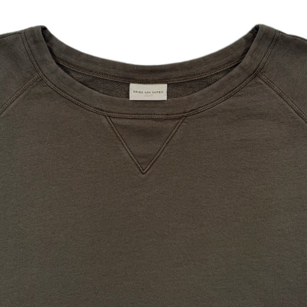 Cropped Sweatshirt – Brown