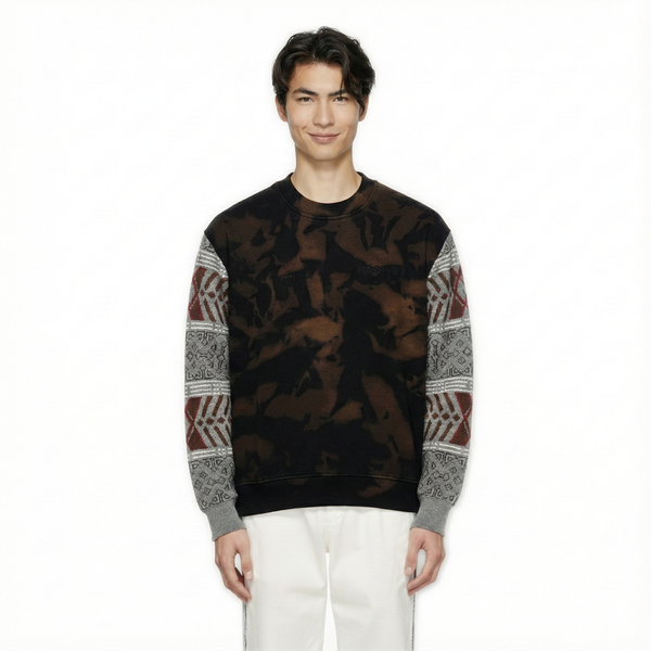 Bleached Crew Neck Sweatshirt