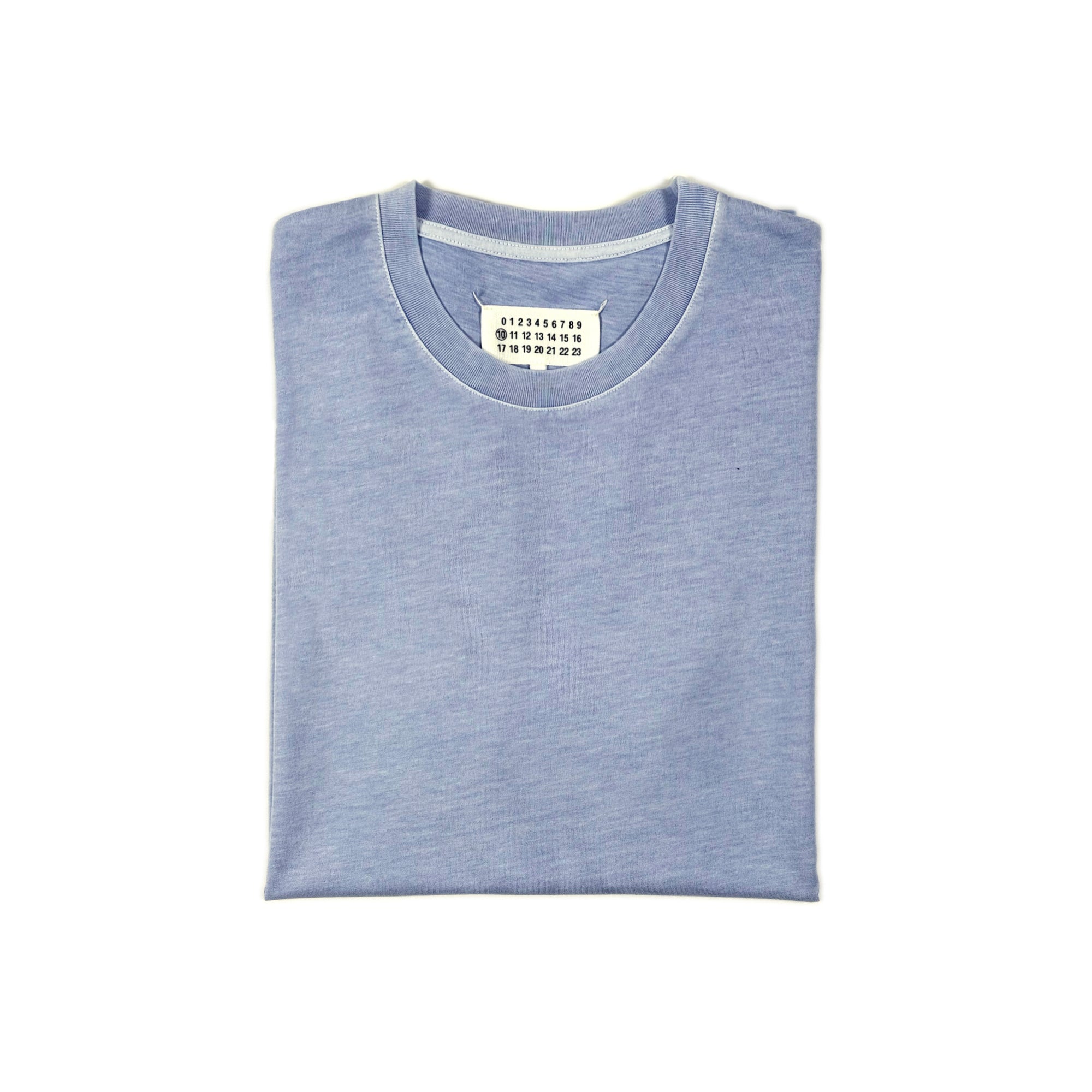 Line 10  T-shirt - Enzyme Washed Blue
