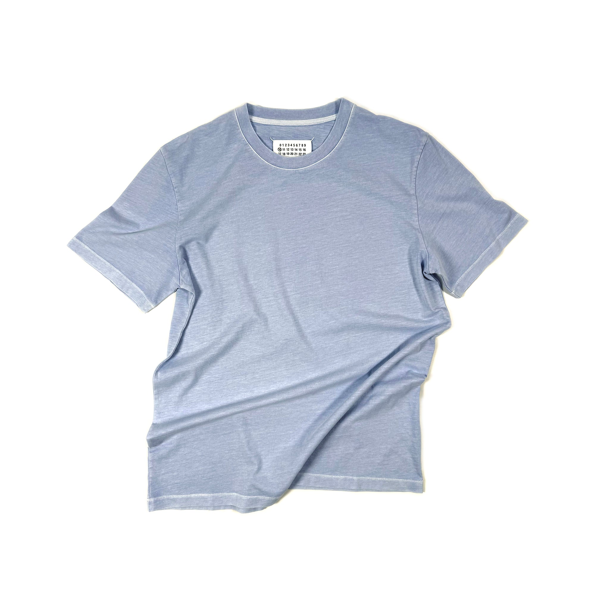 Line 10  T-shirt - Enzyme Washed Blue