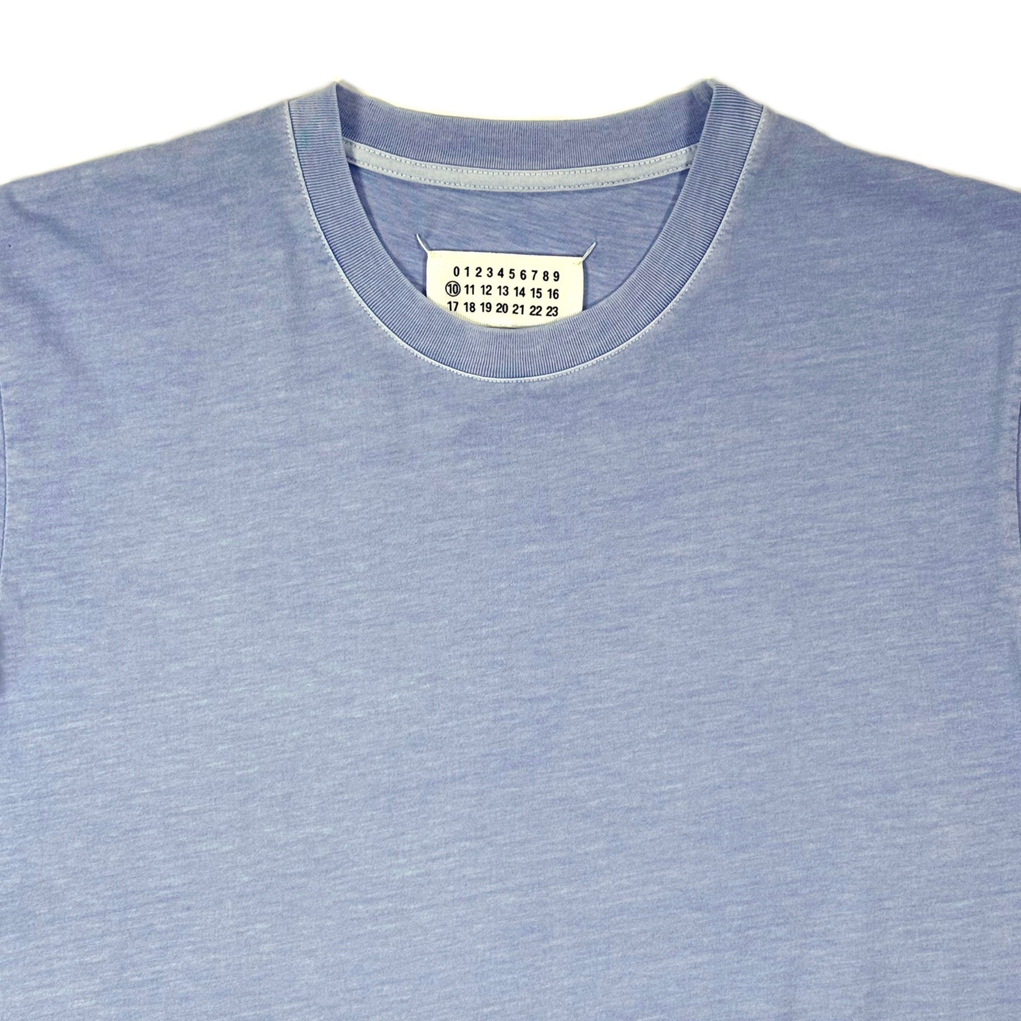 Line 10  T-shirt - Enzyme Washed Blue