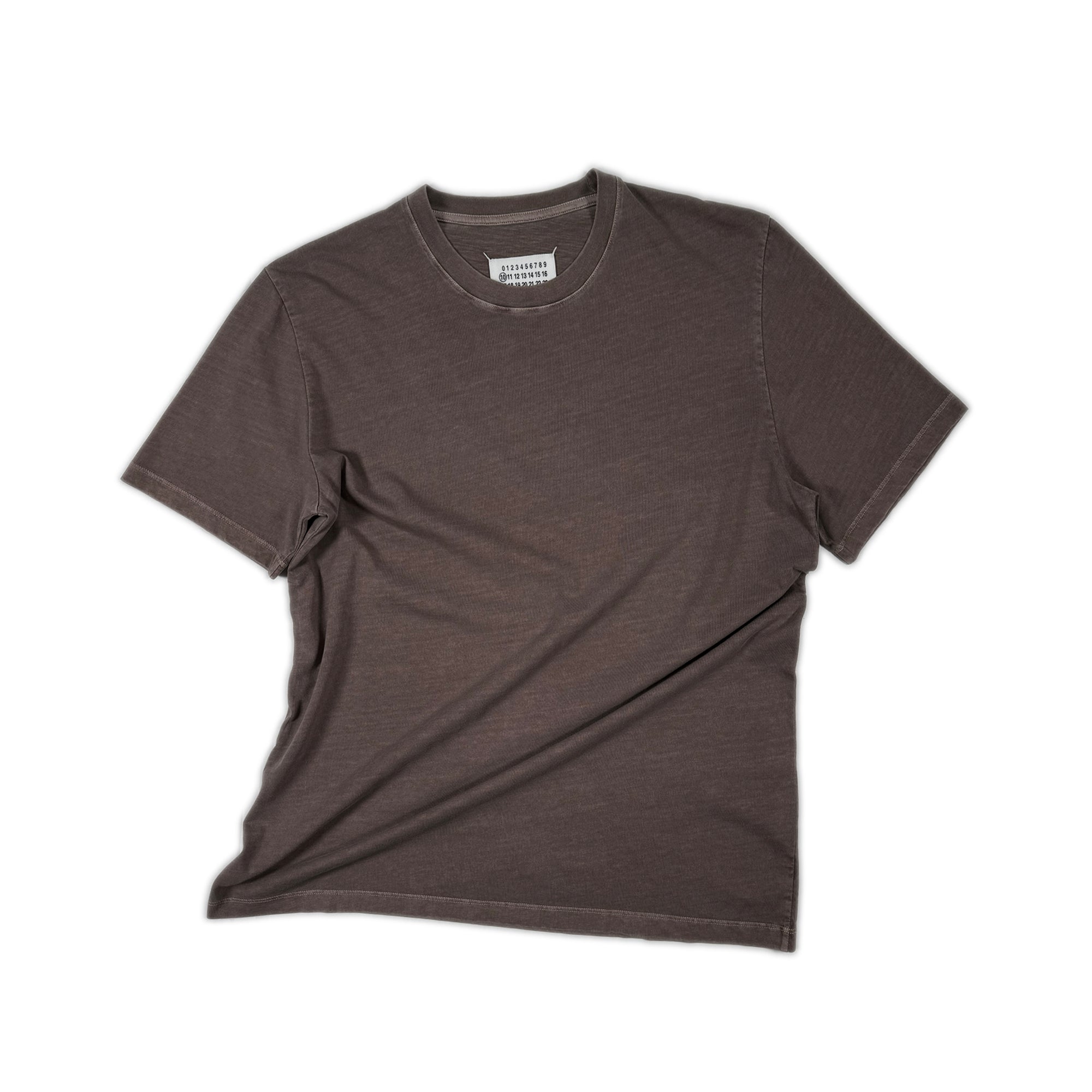 Line 10  T-shirt - Enzyme Washed Brown