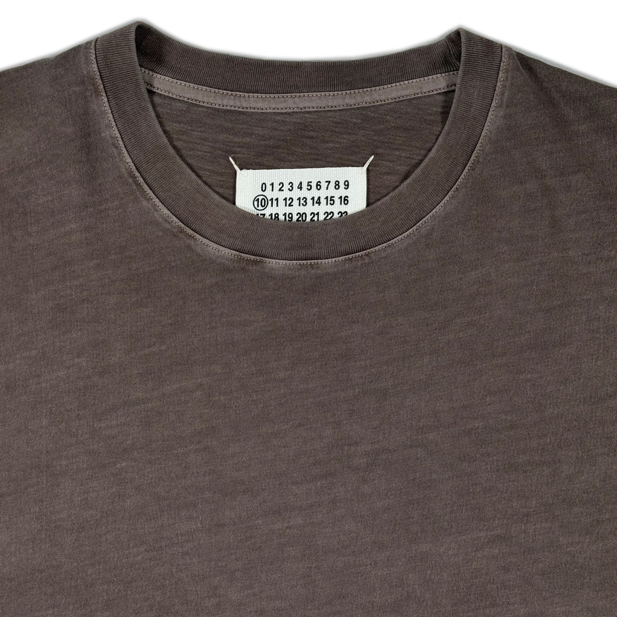 Line 10  T-shirt - Enzyme Washed Brown