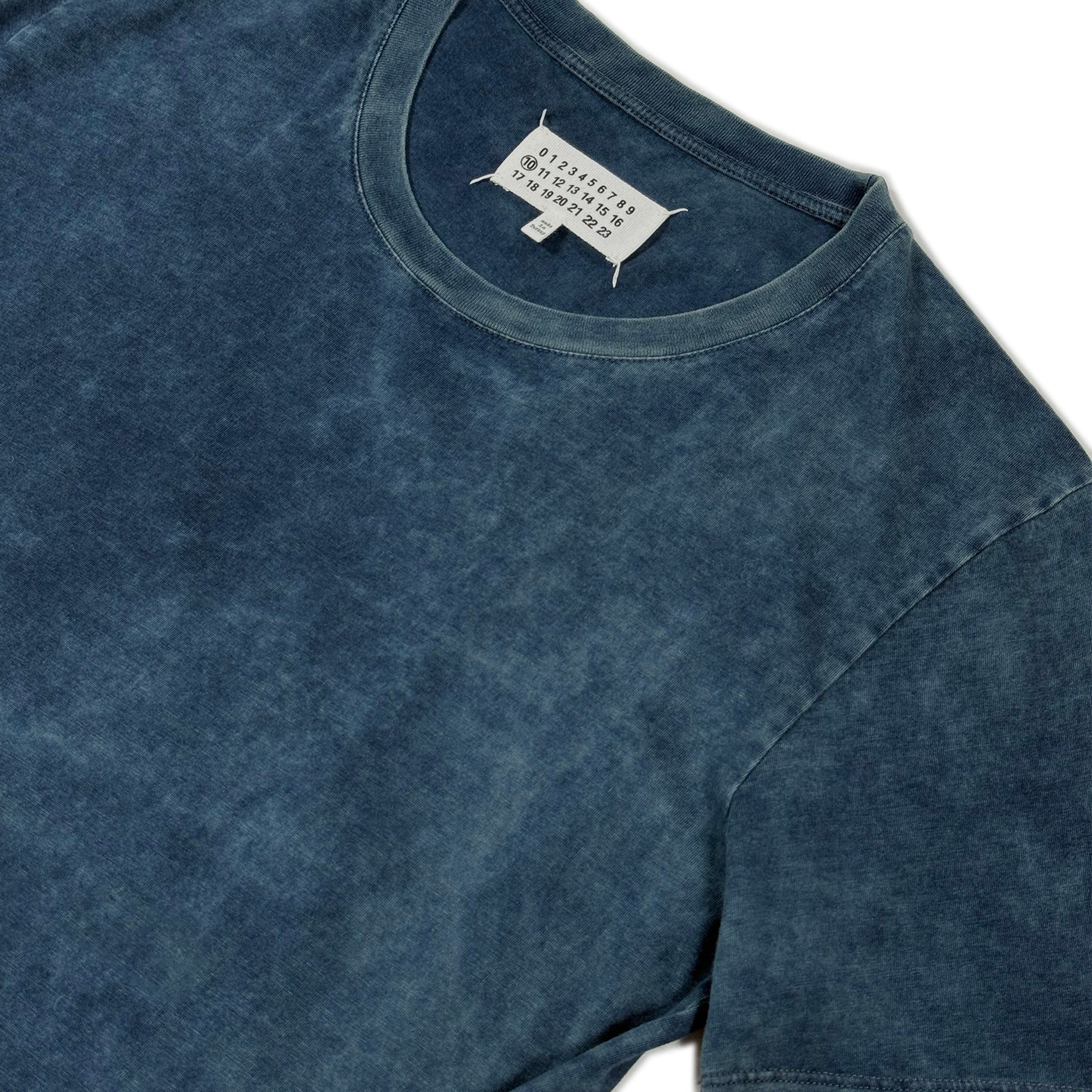 Line 10 T-shirt - Overdyed Blue