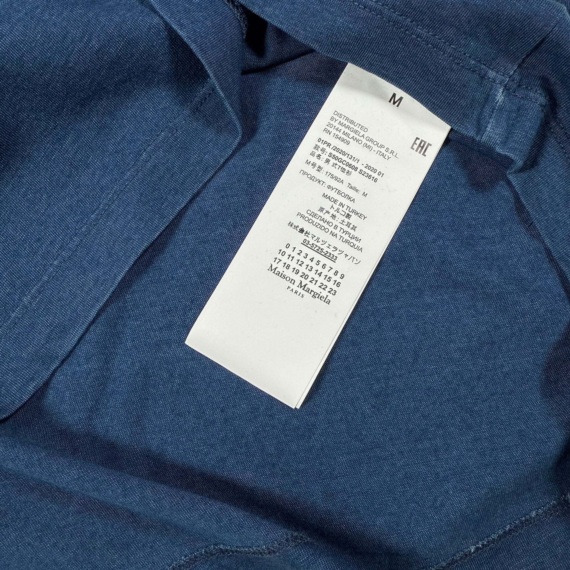 Line 10 T-shirt - Mid Navy
