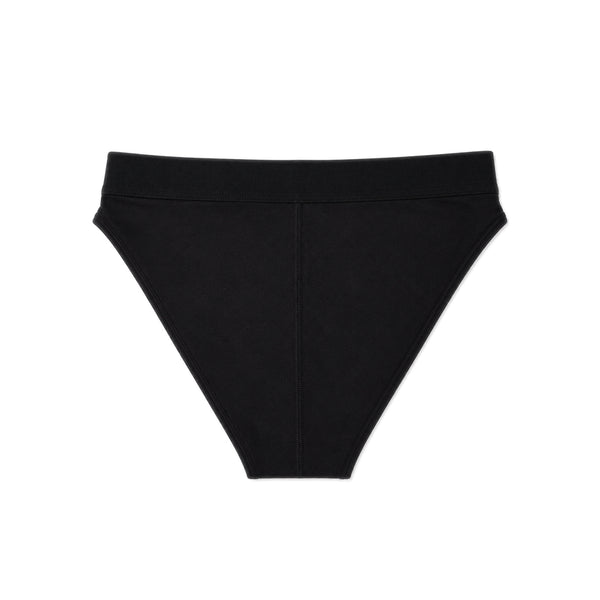 Moon Logo High Waisted Brief - Black