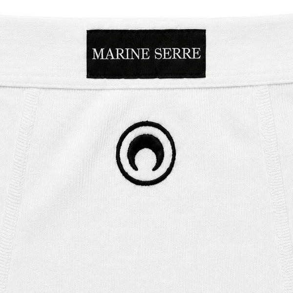 Moon Logo Organic Cotton 2x2 Brief - White