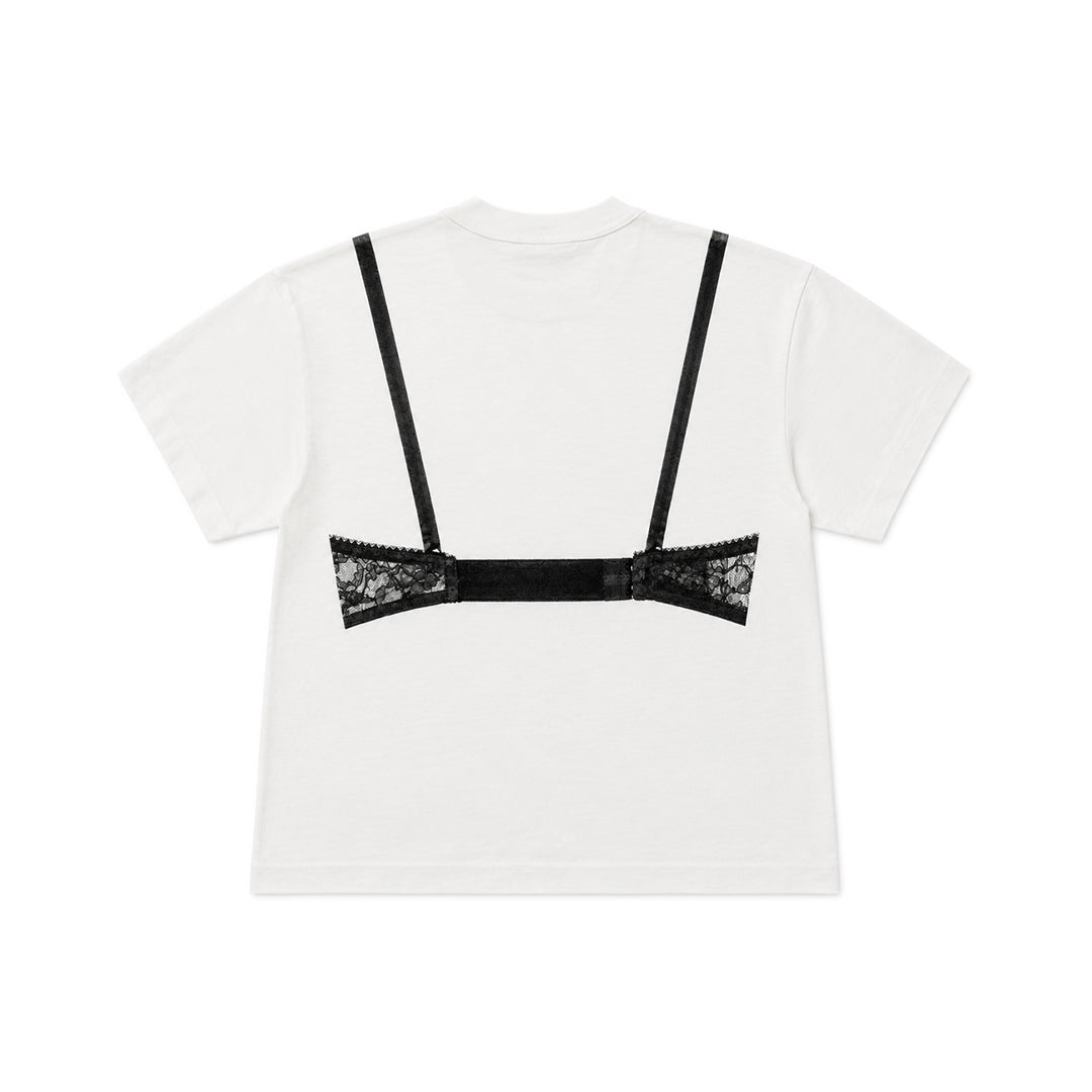 Bra Baby Tee - White