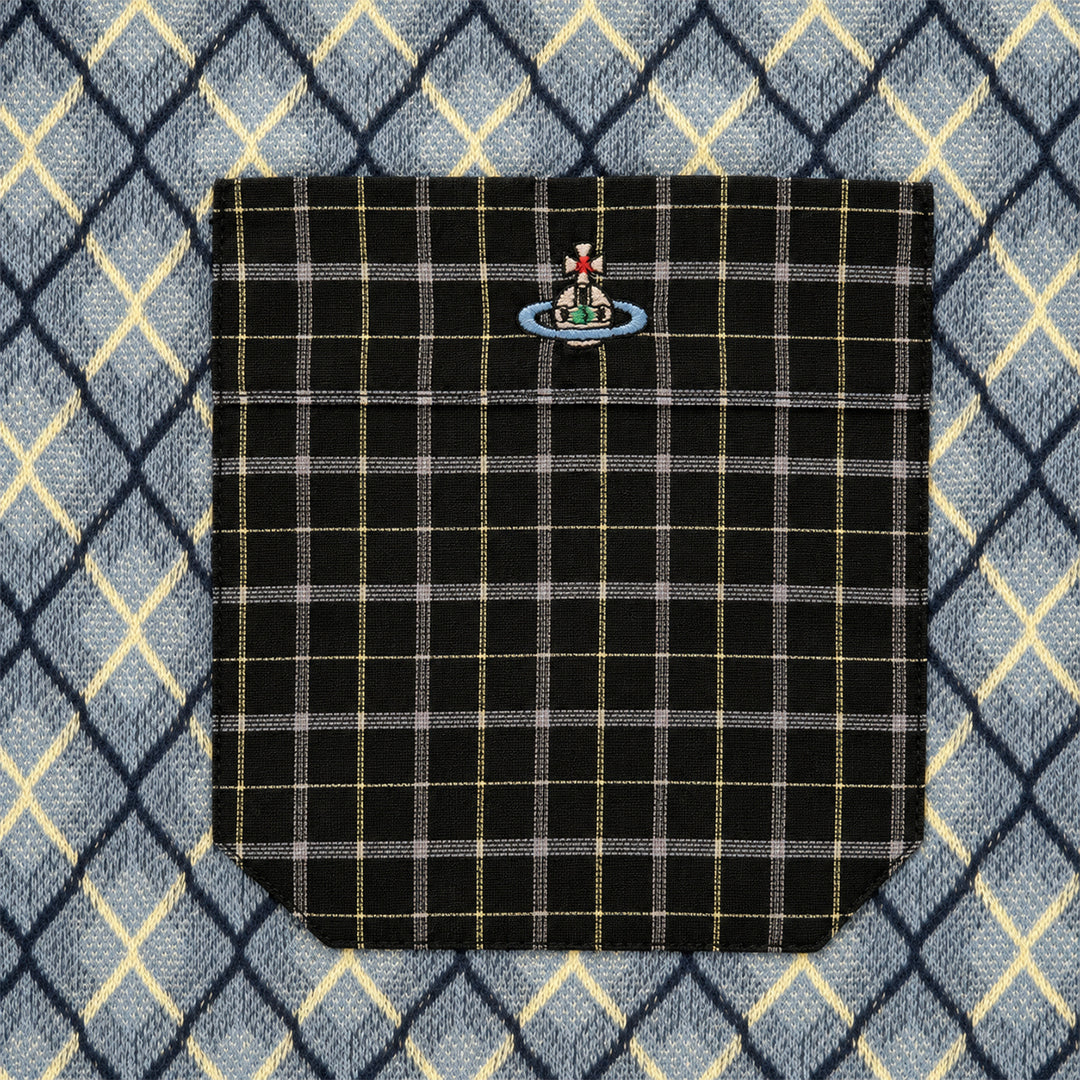 Geometric Check Shirt