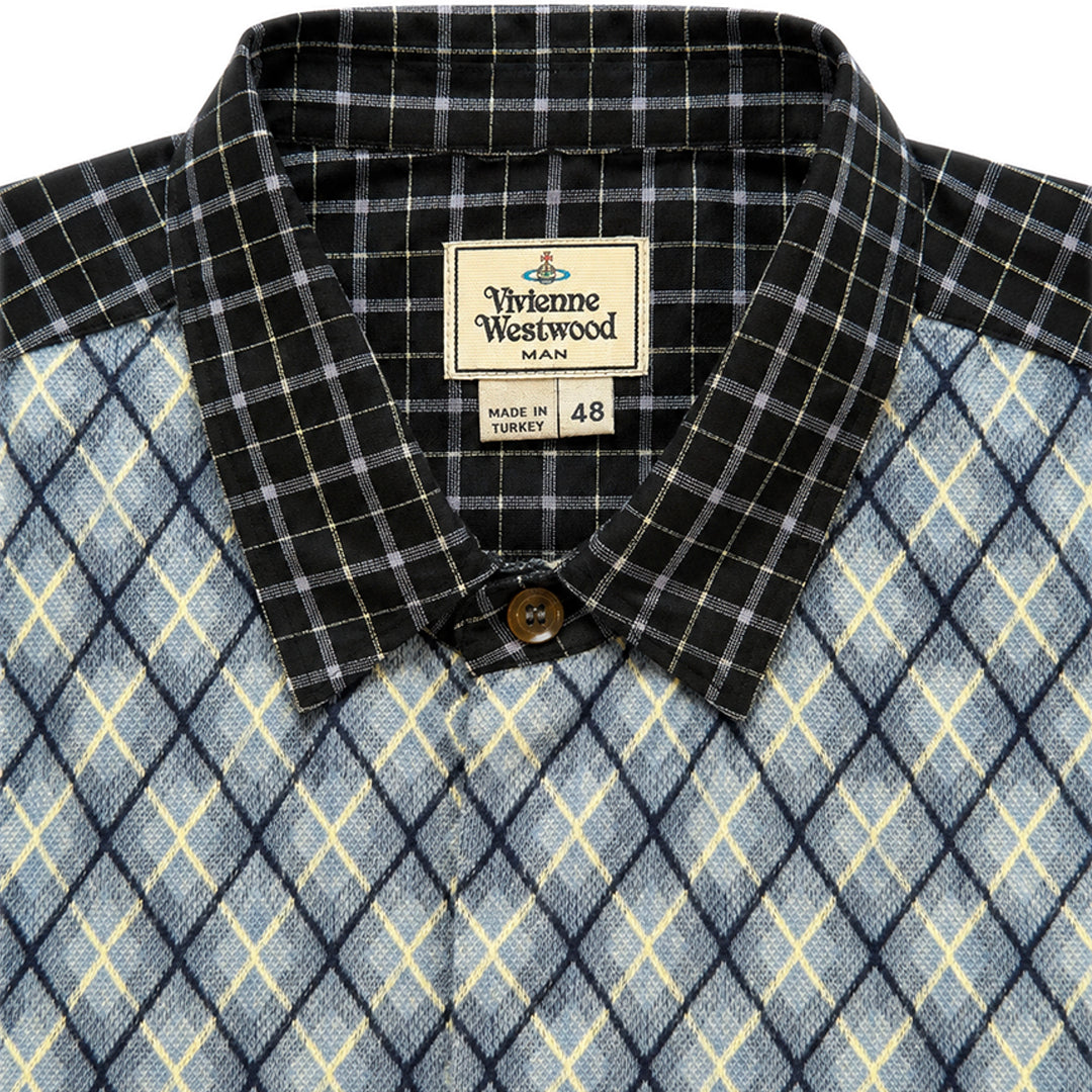 Geometric Check Shirt