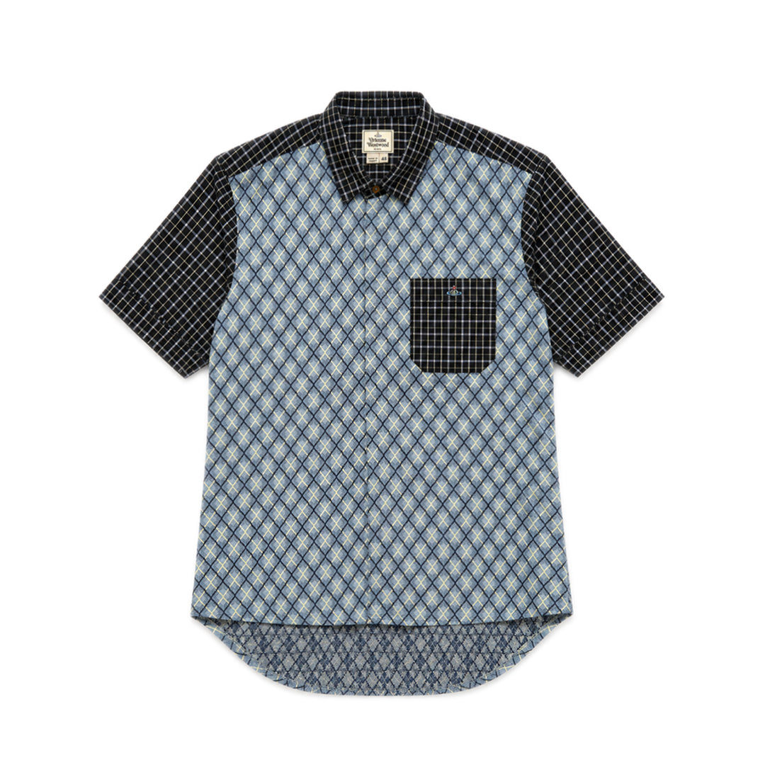 Geometric Check Shirt