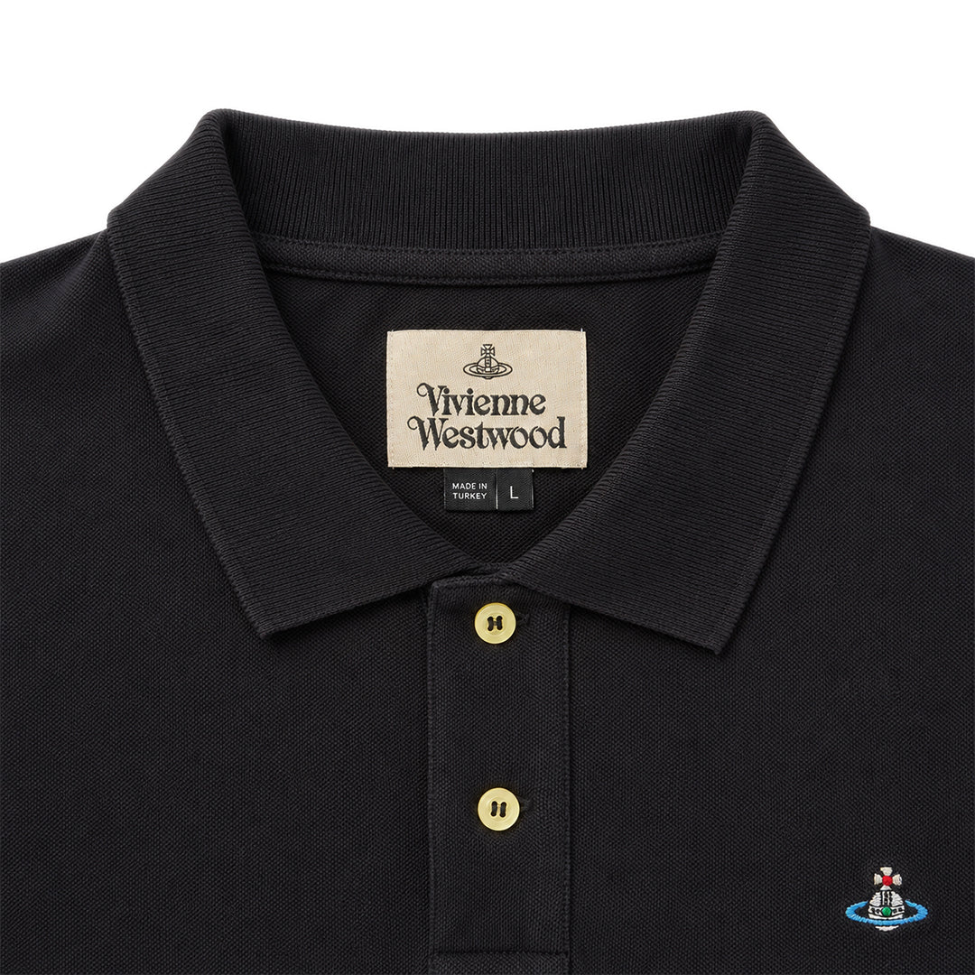Classic Cotton Polo Shirt - All Black