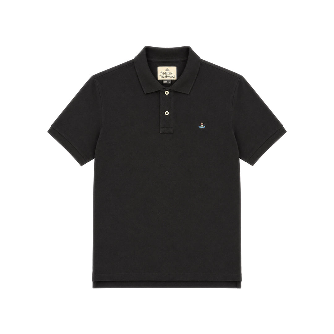 Classic Cotton Polo Shirt - All Black
