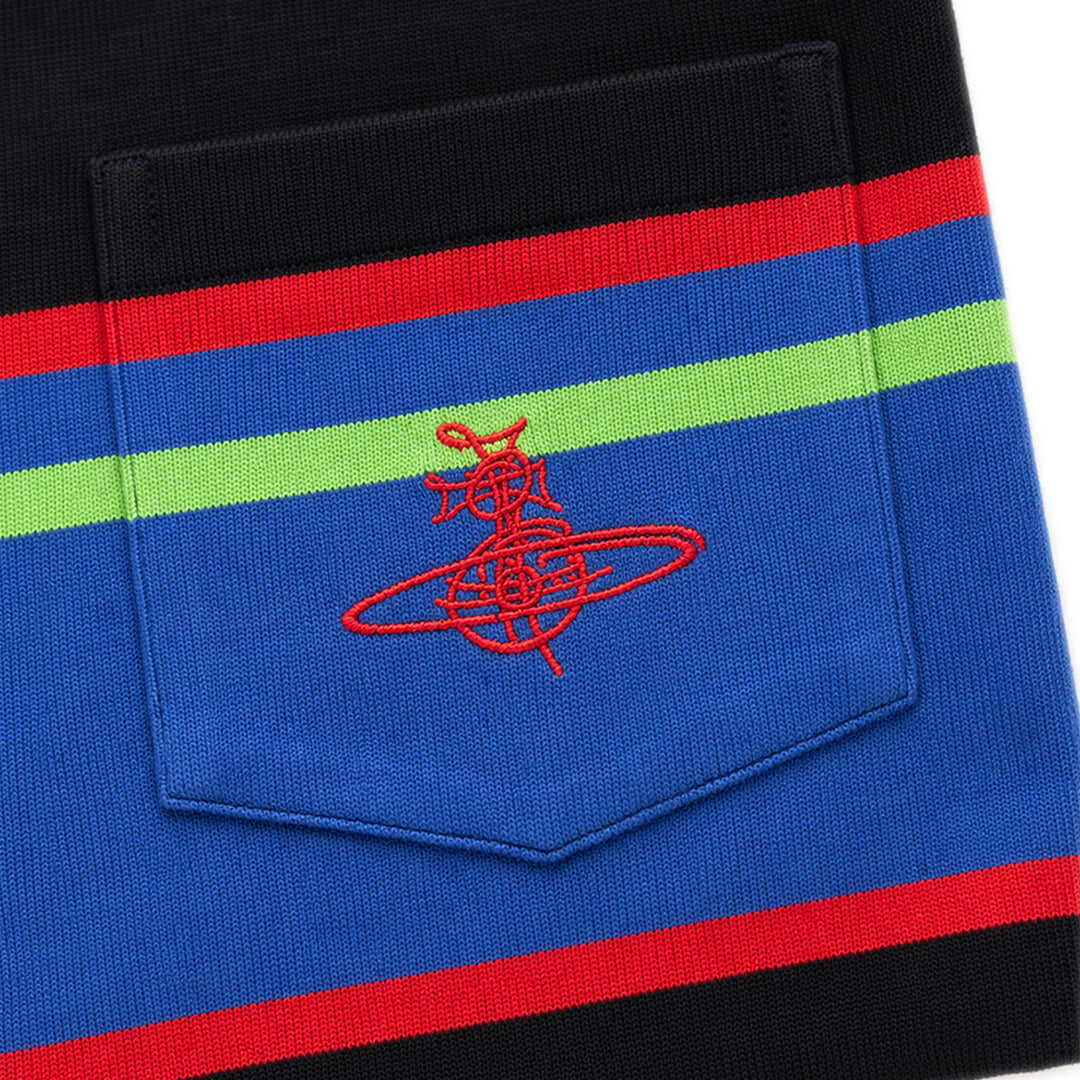 Lobster Polo Shirt - Blue Stripe