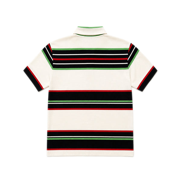 Lobster Polo Shirt - White Stripe