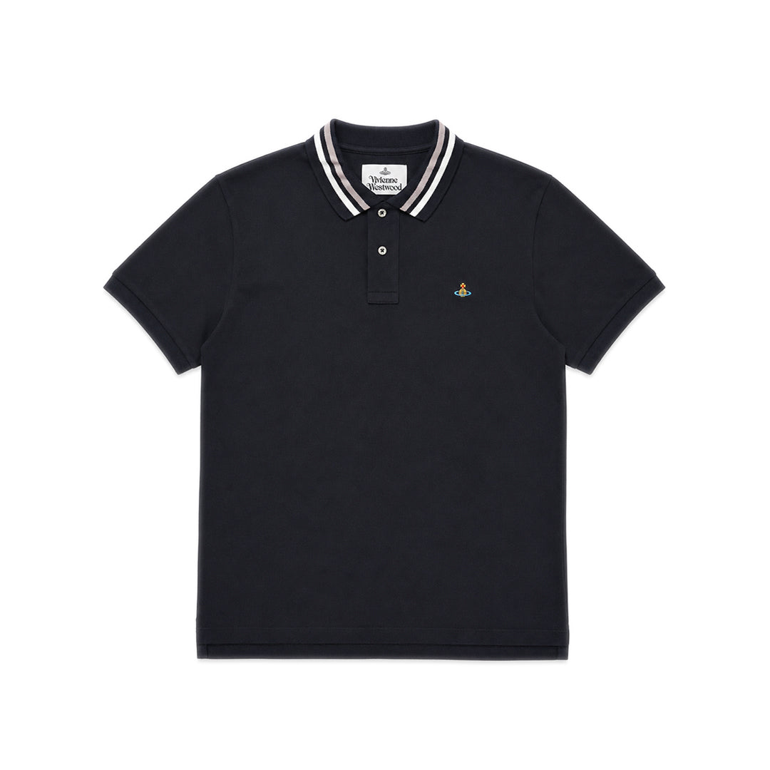 Classic Cotton Polo Shirt - Black